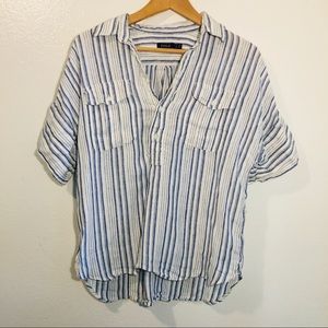 Ralph Lauren Blue Striped Tunic